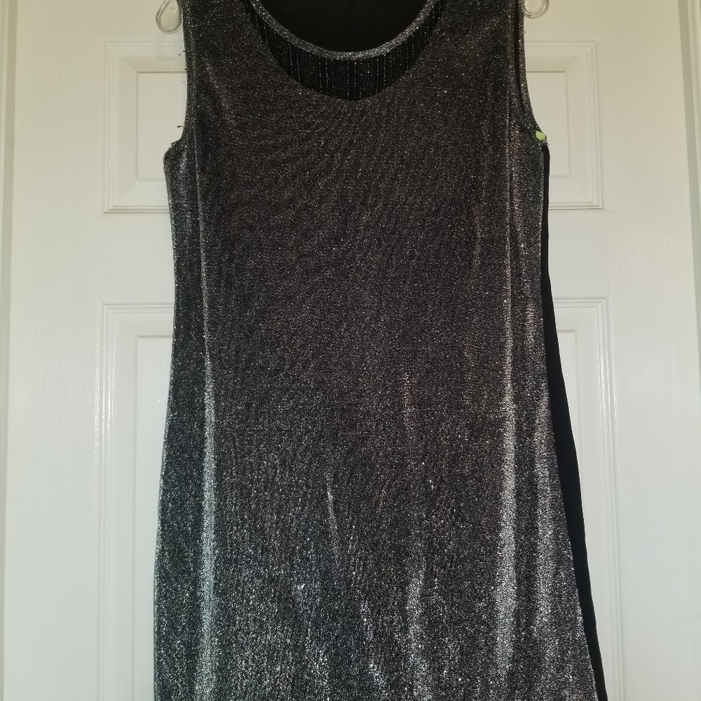 Black and silver sparkle dress size XXXL - Picture 1 of 2